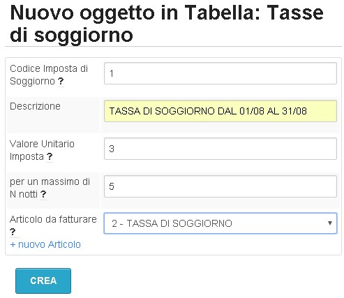 Configurazione e gestione dellimposta di soggiorno Imposta di soggiorno
