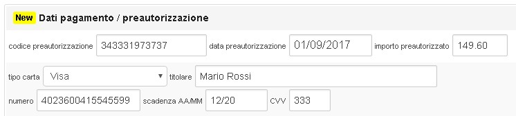 Garanzia Delle Prenotazioni E Corretta Gestione Di Carte Di